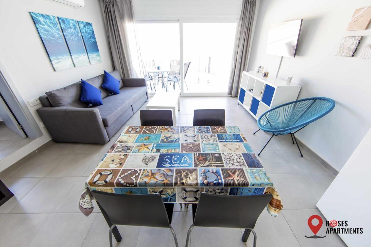 Roses Apartments Ocean 2 Habitaciones Vista Mar Lateral Exterior foto