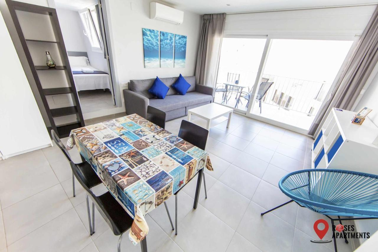 Roses Apartments Ocean 2 Habitaciones Vista Mar Lateral Exterior foto